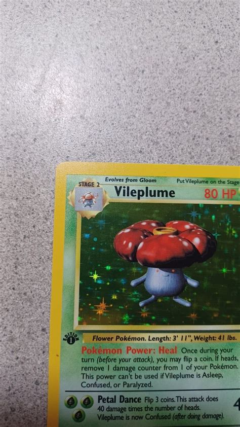 Pok Mon Tcg Vileplume Jungle Holo St Edition Holo Rare Ebay