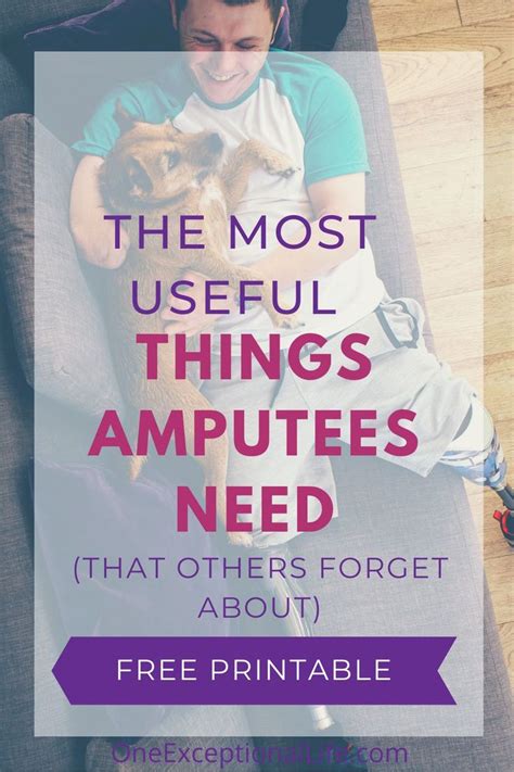 Most Useful Things Amputees Need That Others Forget About Amputee