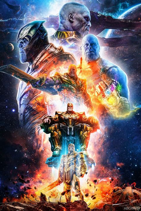 Thanos 'Tribute' Poster - Defining | Marvel comics wallpaper, Marvel ...