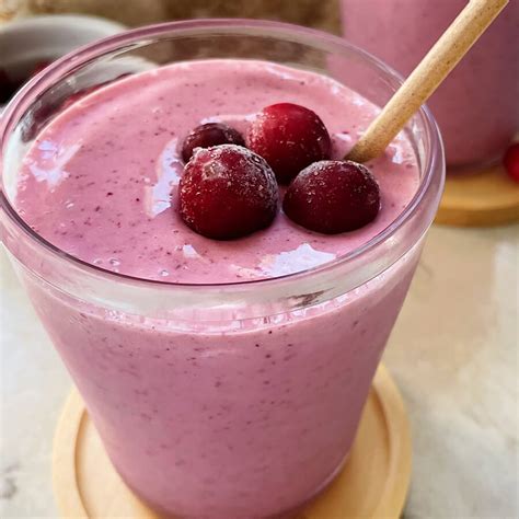 Cranberry Smoothie The Hint Of Rosemary