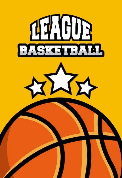 Premium Vector Basketball League Emblem Classic