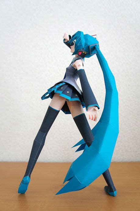 Hatsune Miku Papercraft Anime Paper Anime Crafts Miku