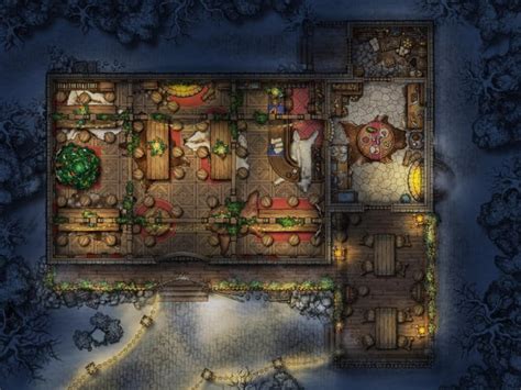 Winter Tavern 40x30 Rdndmaps