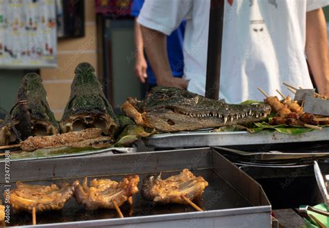 Fried Crocodile