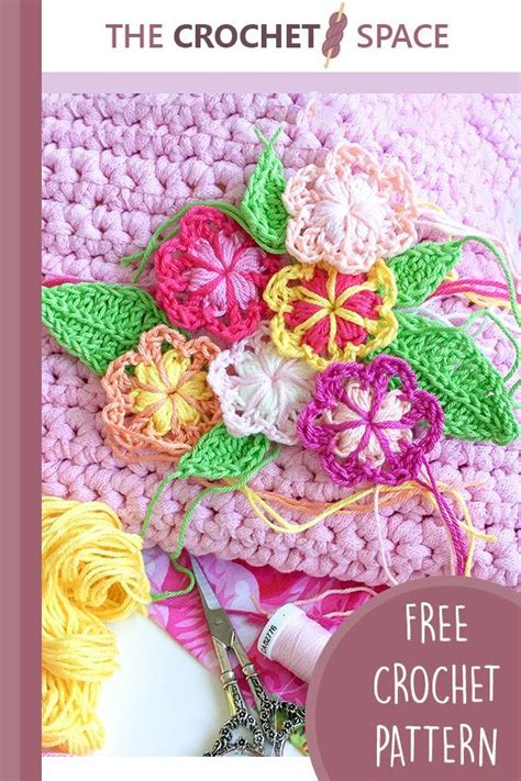 Double Rosella Crochet Flower FREE Crochet Pattern Photo Tut