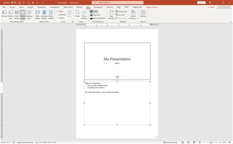 How To Add Notes To Powerpoint Slides As Speaker Notes