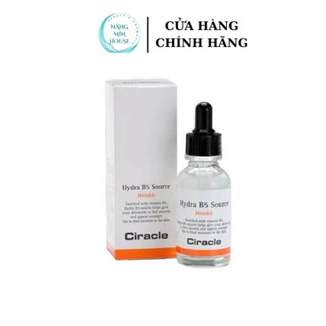 Tinh Chất Phục Hồi Cấp Ẩm Dưỡng Da Ciracle Hydra B5 Source Wrinkle 30ml