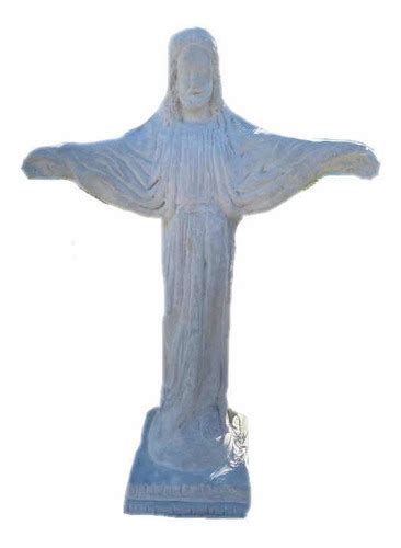 Estatua Cristo Redentor Em Cimento 60cm Frete grátis