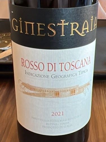 Renzo Masi Ginestraia Rosso Di Toscana Vivino US