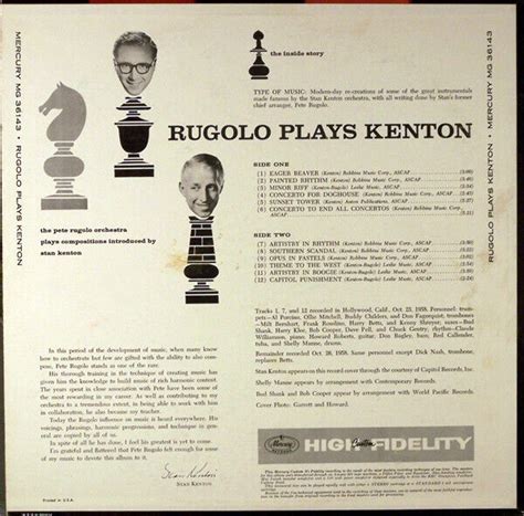 LP Rugolo Plays Kenton Rugolo Pete Orchestra 421754899397 EBay