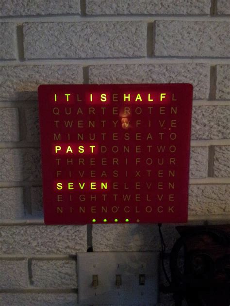 word clock wooduinoca