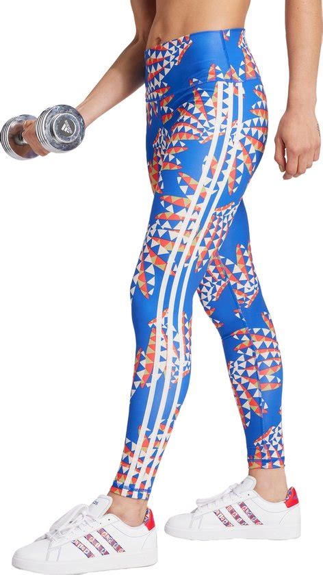 Adidas Sportswear Adidas X Farm Rio Legging Dames Blauw M Bol