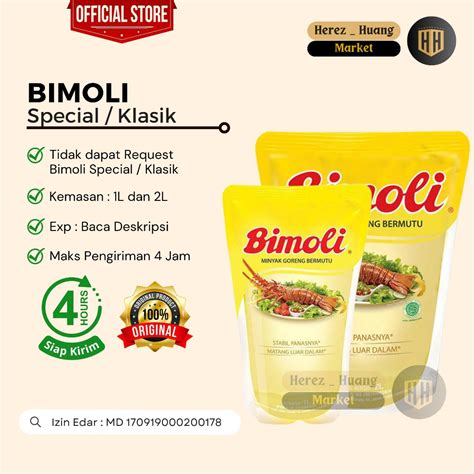 Jual Bimoli Special Bimoli Klasik Minyak Goreng Kemasan 2 Liter 1