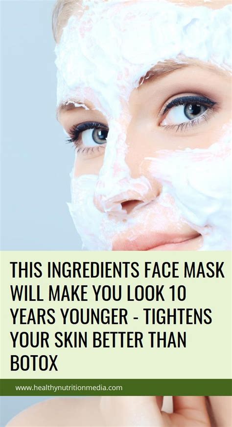 This Ingredients Face Mask Will Make You Look 10 Years Younger