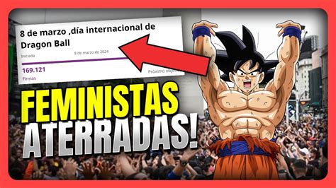 El 8 de Marzo será el Día de Dragon Ball Progres y Feministas