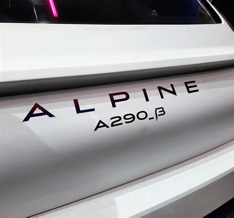 Revealed Alpines First Electric Hot Hatch Automotive Blog