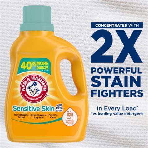 Arm And Hammer Sensitive Skin Plus Fresh Scent Liquid Laundry Detergent 50 Fl Oz King Soopers