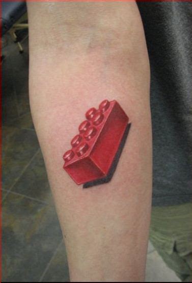 Lego Tattoo By Eric Henry Tattoos Pinterest