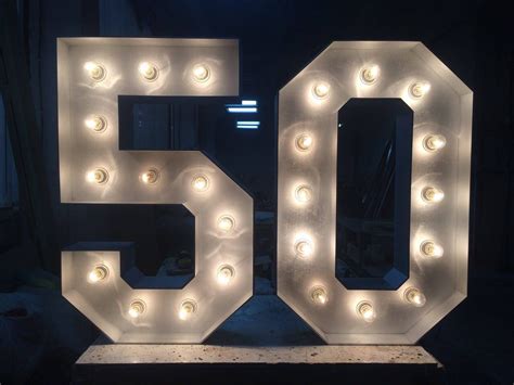 Large Marquee Numbers Marquee Letters Large Light Up Etsy 70th