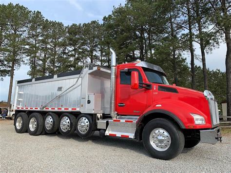 2015 Kenworth T880 Five Axle Dump Truck Paccar Mx13 500hp Manual For Sale 230 035 Miles