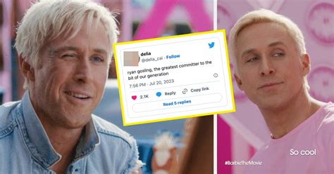 Best Tweets About Ryan Gosling As Ken In Barbie