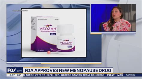 Fda Approves New Menopause Drug Youtube