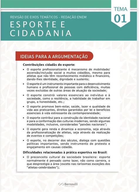 Eixos Temáticos Redação Pdf BRAINCP