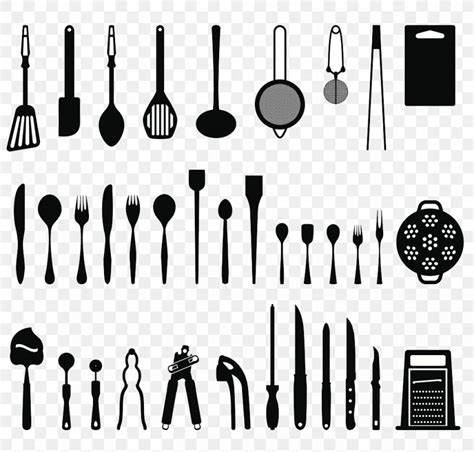 Kitchen Utensil Silhouette Stock Illustration Png X Px Kitchen