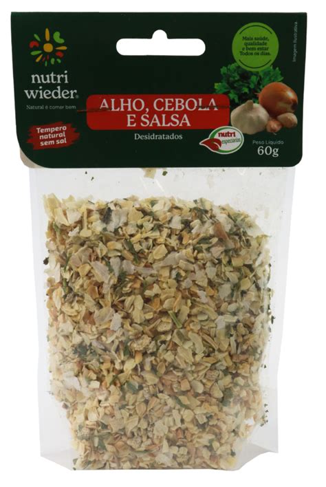 Alho Cebola E Salsa 60g Nutri Wieder