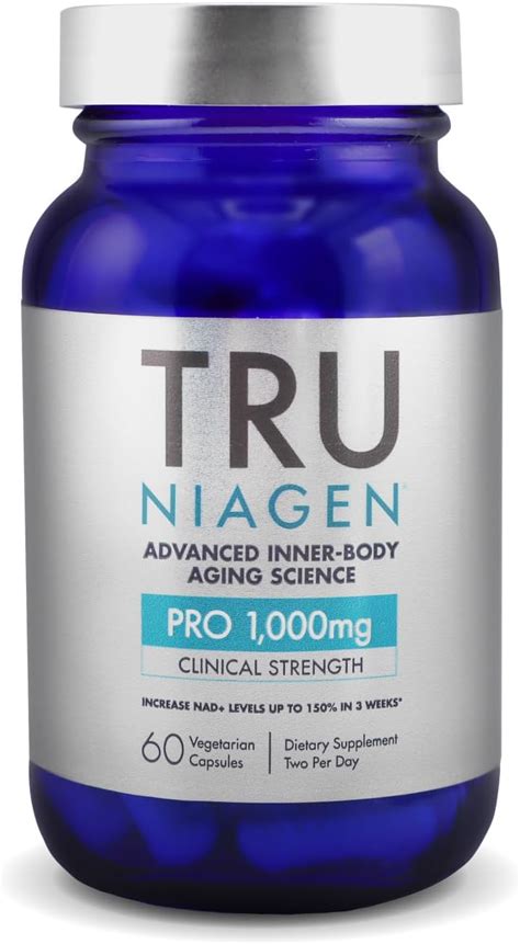 Amazon TRU NIAGEN PRO 1000mg Patented Nicotinamide Riboside NAD