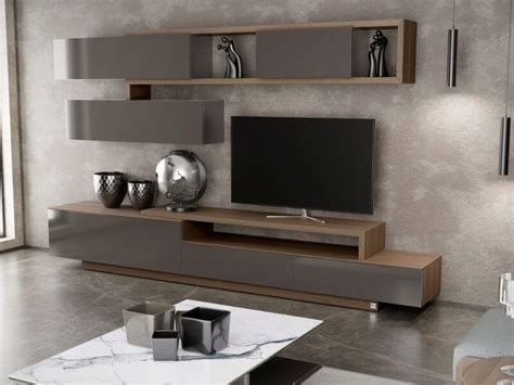 Wall System Vista Noto Mobili Living Room Design Decor Tv Wall