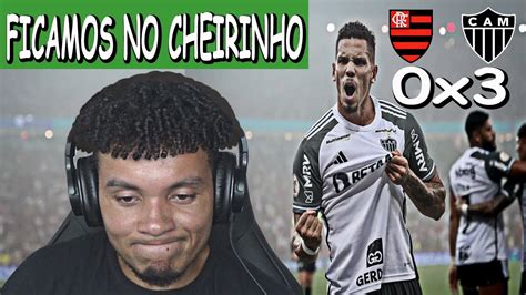 REAGINDO AOS MELHORES MOMENTOS DE FLAMENGO 0 X 3 ATLÉTICO MG 36ª R BR