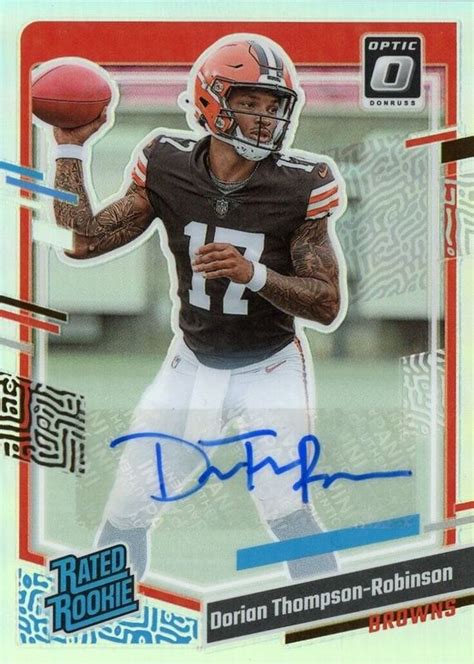 Dorian Thompson Robinson Donruss Optic Rated Rookie Preview