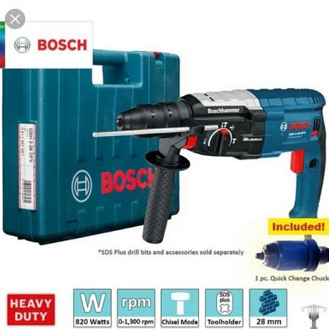 Jual Bosch Gbh Dfv Rotary Hammer Drill Sds Plus Mm Mesin Bor