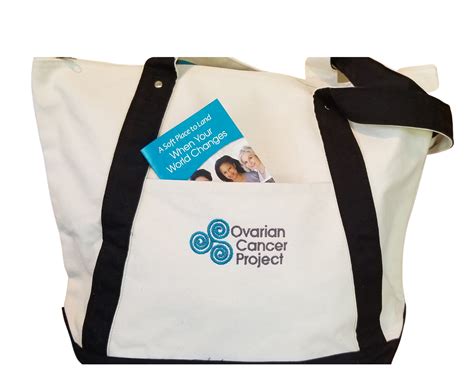 Canvas Tote - Ovarian Cancer Project