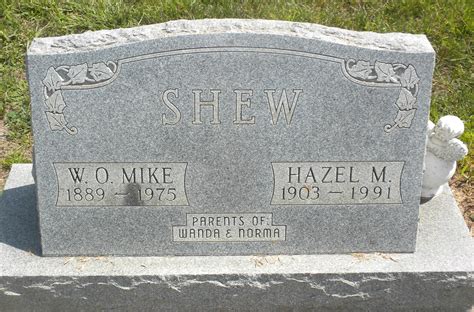 Hazel M Wiele Shew 1903 1991 Mémorial Find a Grave