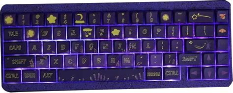 Lavender Purple PBT Keycaps 127PCS Complete Set XDA Height Thermal