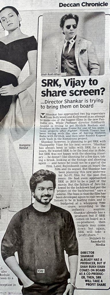 Akilan On Twitter Today S Deccanchronicle Thalapathy Actorvijay