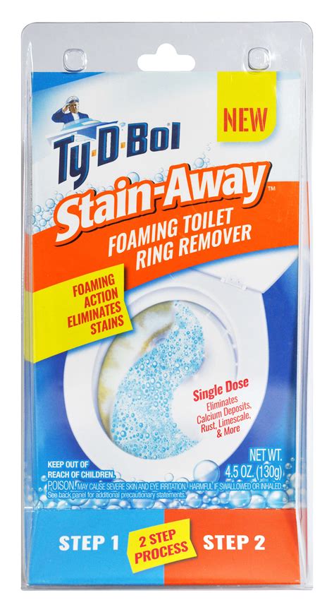 Ty D Bol Stain Away Foaming Toilet Ring Remover Toilet Ring Remover Toilet Stain Remover