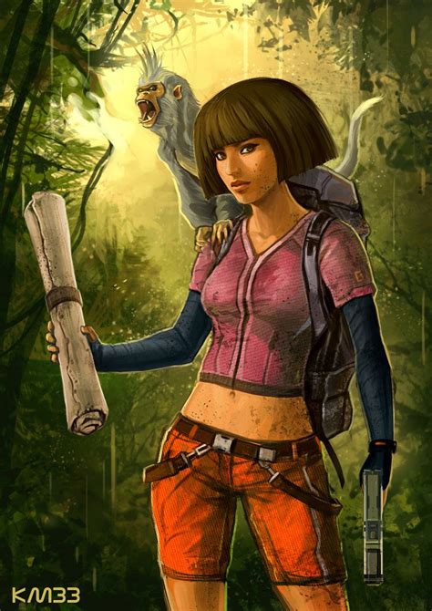 And Suddenly Dora The Explorer Becomes 1000 Times More Awesome Fanart Nickelodeon Cartoon