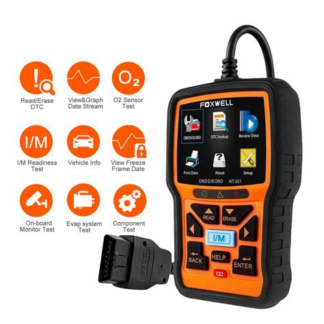 OBD2 Code Reader Foxwell NT301 CAN OBDII EOBD Code Reader