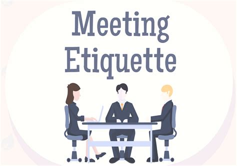 Top 5 Meeting Etiquette Tips