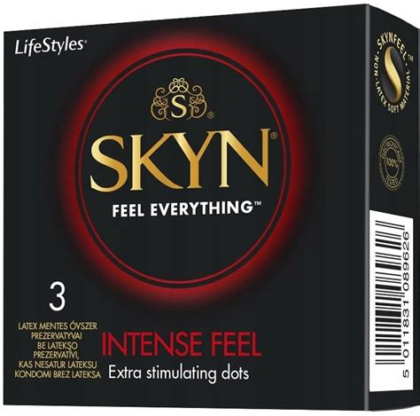 Skyn Intense Feel Z Wypustkami 3szt Ceneo Pl