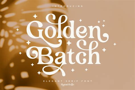 Golden Batch Elegant Serif Font Serif Fonts Creative Market