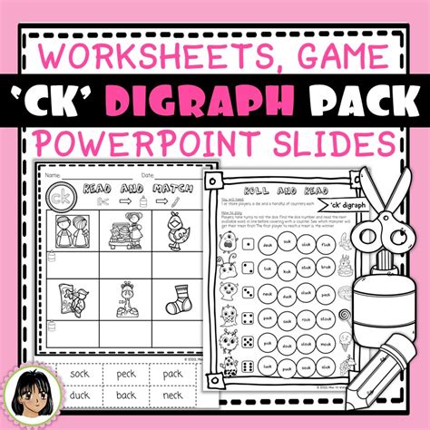 Consonant Digraph Ck Worksheets Game And Ppt Slides Made By Teachers