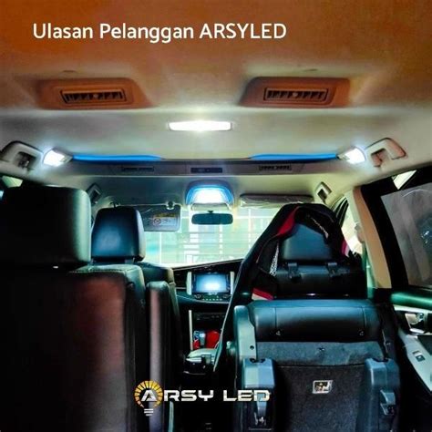 Jual Lampu Plafon Kabin Mobil Innova Reborn Led Paket Isi Highest