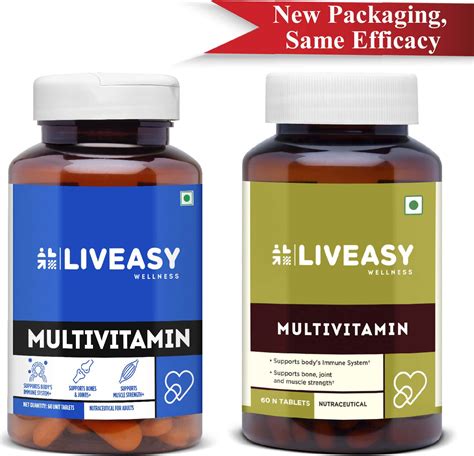 Buy LIVEASY WELLNESS MULTIVITAMIN MULTIMINERAL IMMUNITY BOOSTER