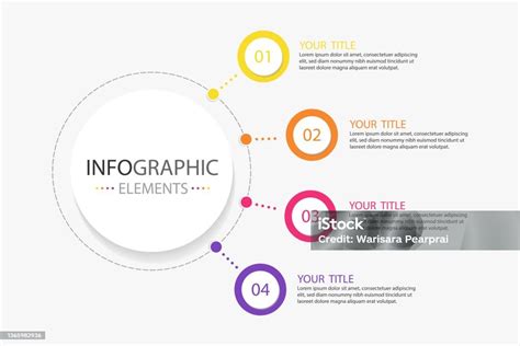 Vektor Garis Waktu Abstrak Elemen Infografis 3d Infografis Bisnis