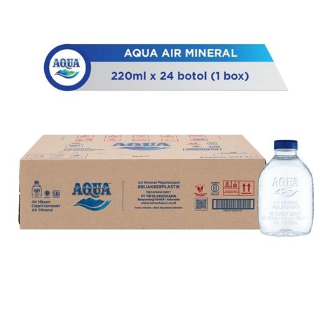 Aqua Botol Mini Ml Kemasan Baru Limited Edition Lazada Indonesia