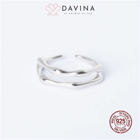 Jual Davina Cincin Perak Olive Ring Perak S925 Sterling Silver 925